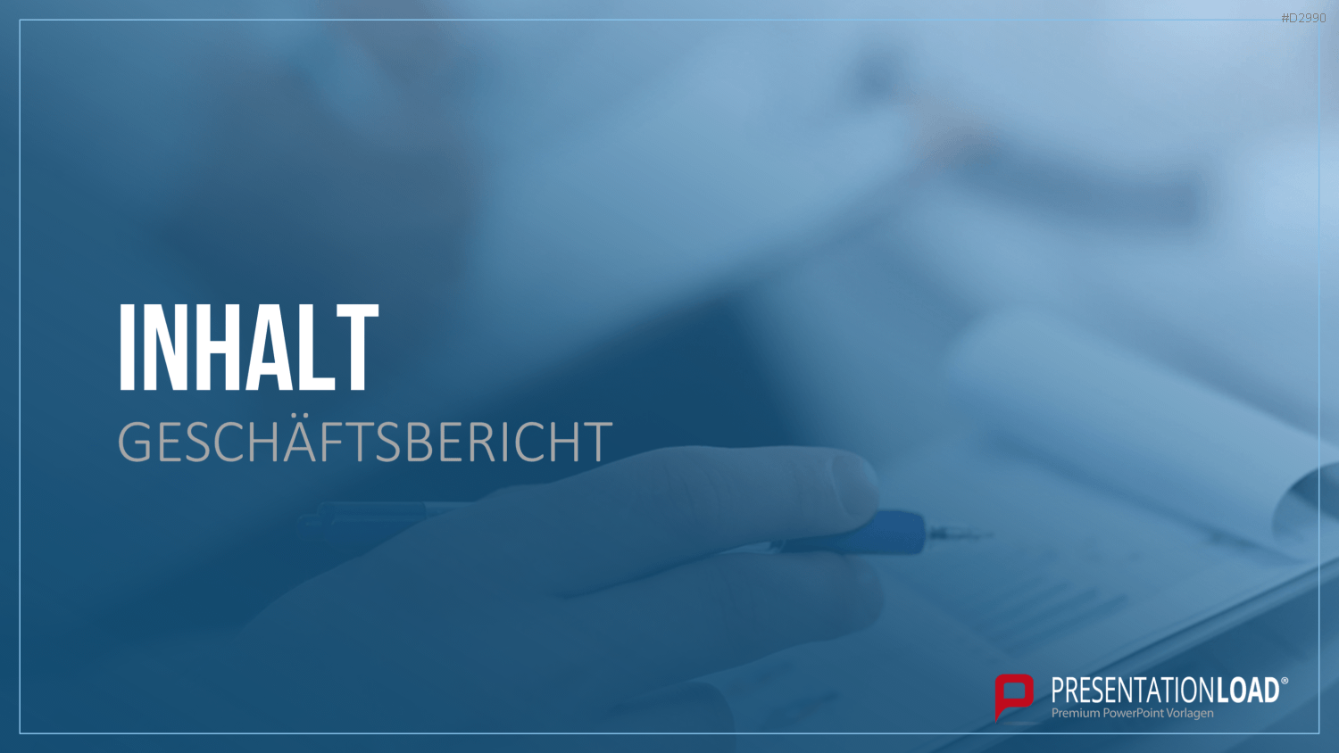 Geschäftsbericht / Bilanz PowerPoint-Vorlage