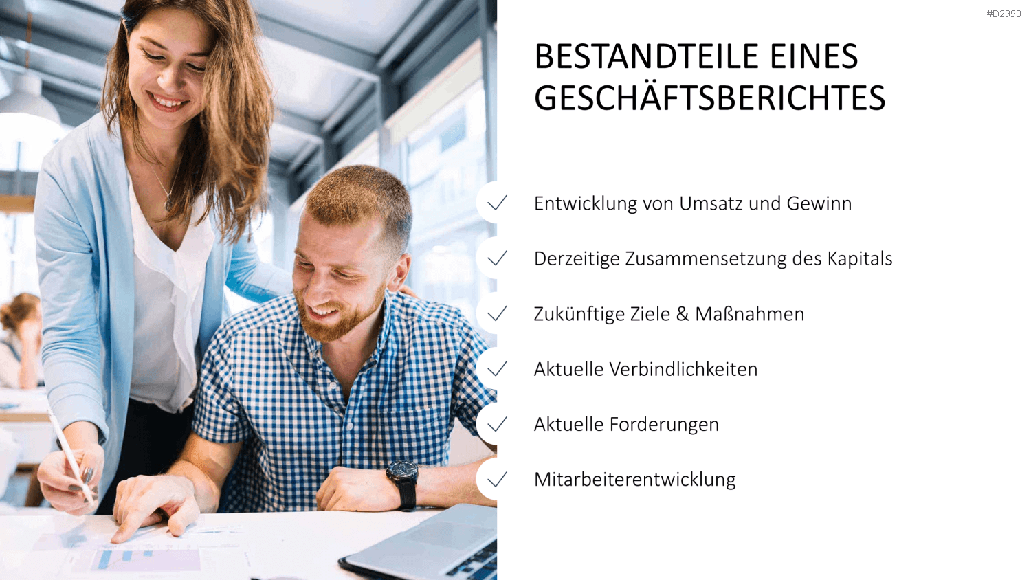 Geschäftsbericht / Bilanz PowerPoint-Vorlage