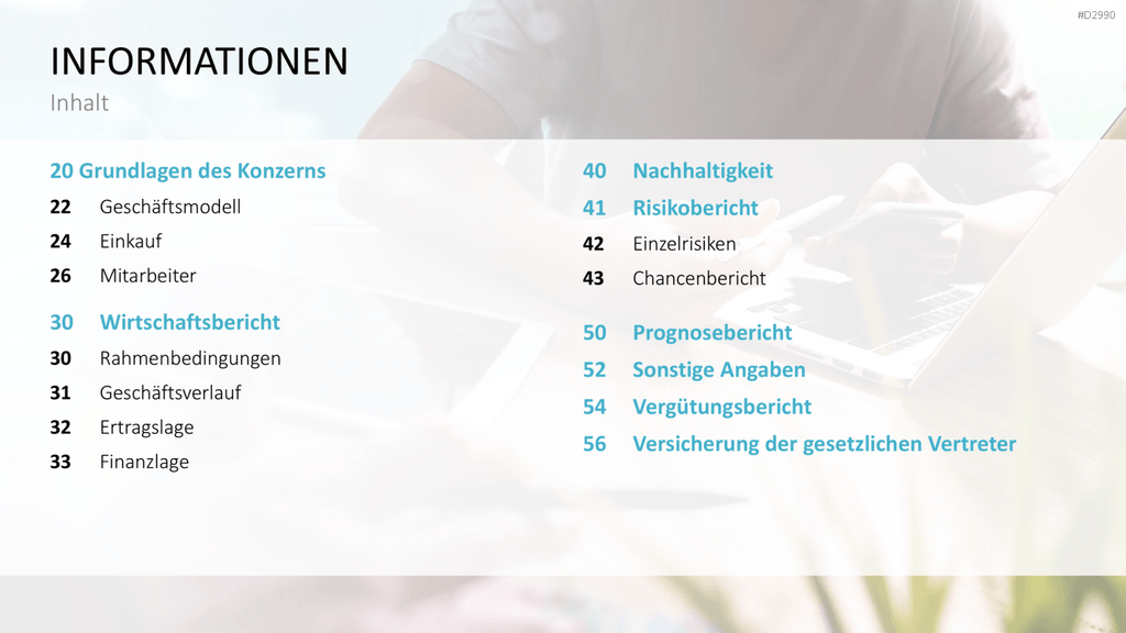 Geschäftsbericht / Bilanz PowerPoint-Vorlage