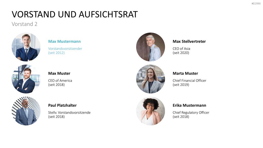 Geschäftsbericht / Bilanz PowerPoint-Vorlage