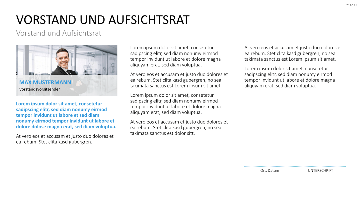 Geschäftsbericht / Bilanz PowerPoint-Vorlage