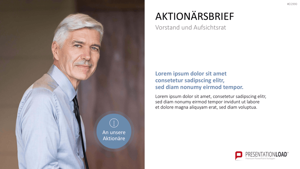 Geschäftsbericht / Bilanz PowerPoint-Vorlage