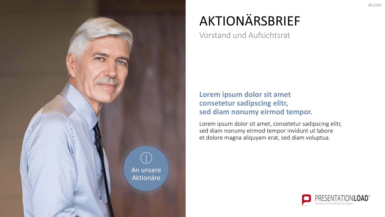 Geschäftsbericht / Bilanz PowerPoint-Vorlage