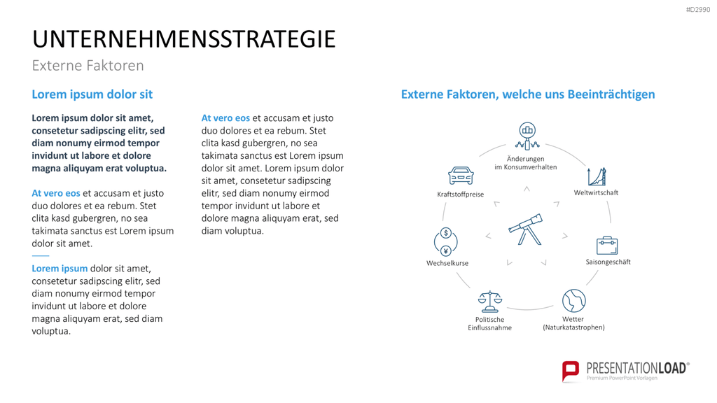 Geschäftsbericht / Bilanz PowerPoint-Vorlage