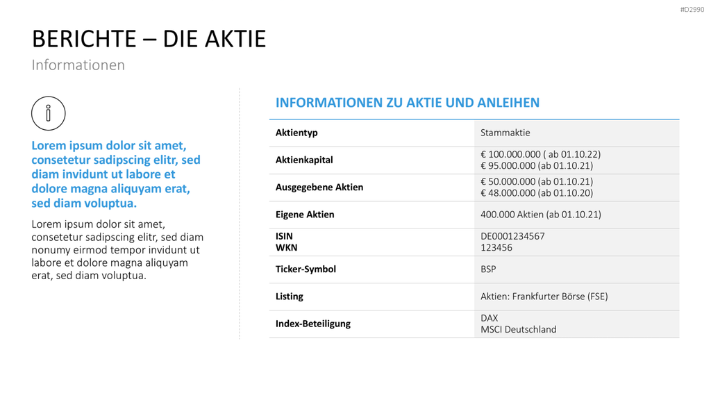 Geschäftsbericht / Bilanz PowerPoint-Vorlage