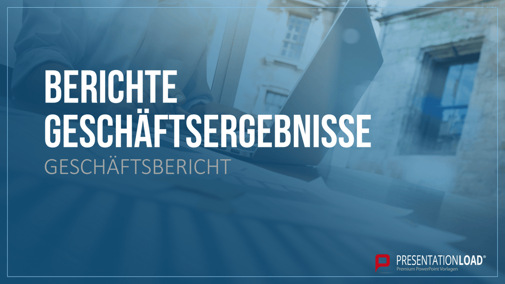 Geschäftsbericht / Bilanz PowerPoint-Vorlage