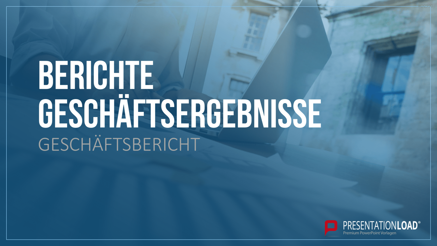 Geschäftsbericht / Bilanz PowerPoint-Vorlage