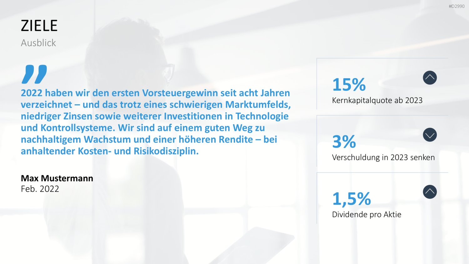 Geschäftsbericht / Bilanz PowerPoint-Vorlage