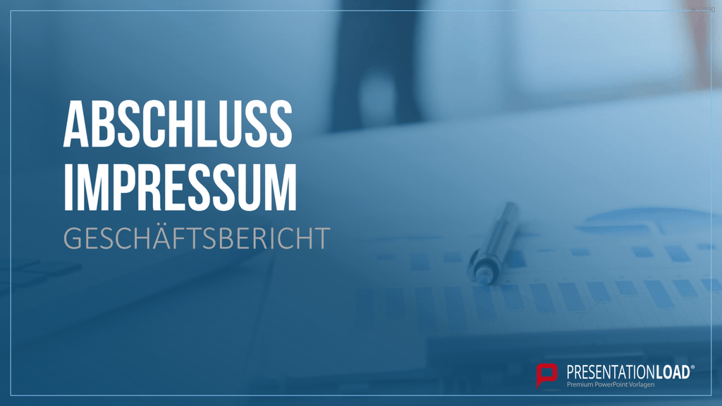 Geschäftsbericht / Bilanz PowerPoint-Vorlage
