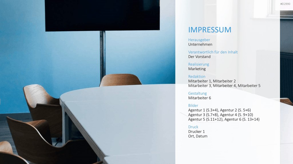 Geschäftsbericht / Bilanz PowerPoint-Vorlage