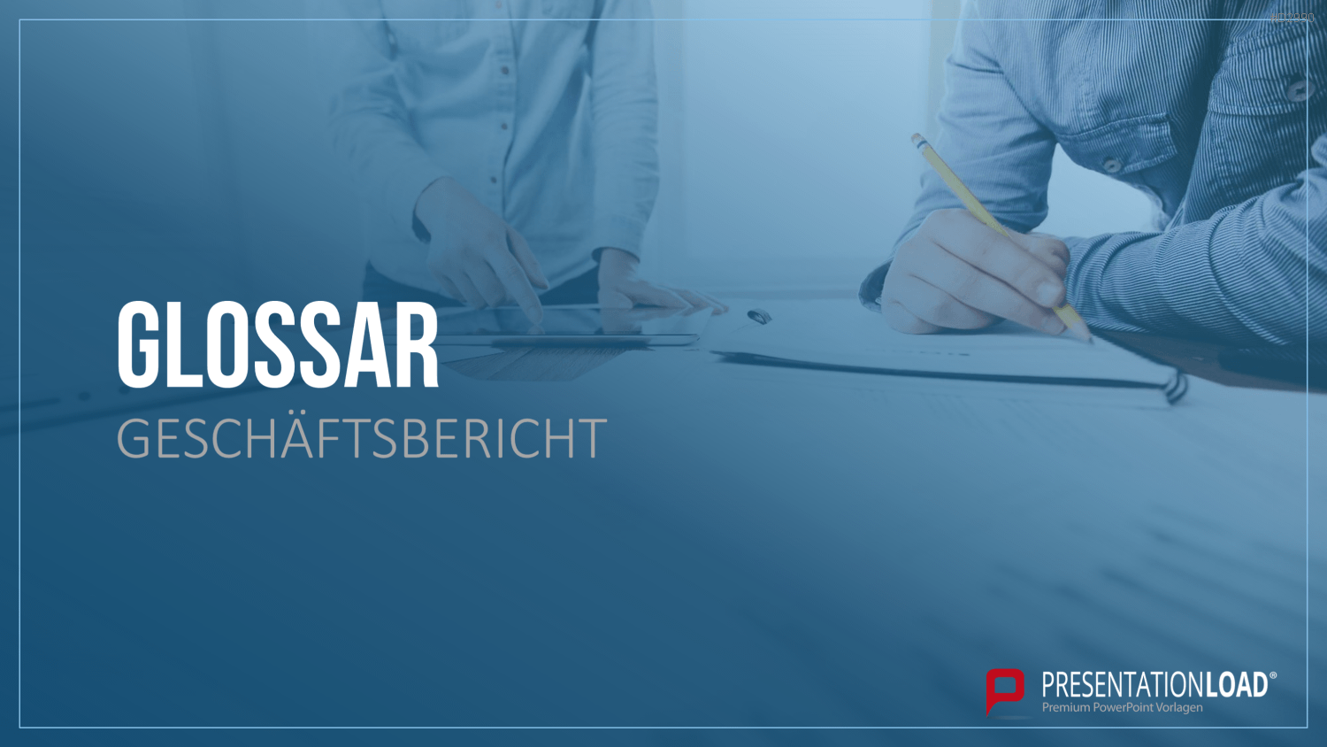Geschäftsbericht / Bilanz PowerPoint-Vorlage
