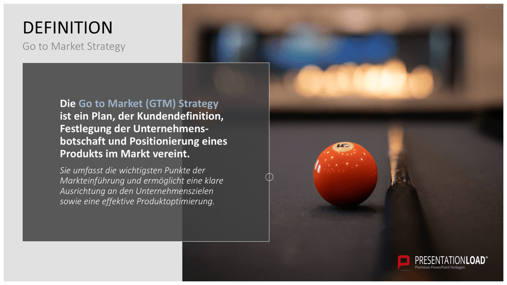 Go to Market (GTM) PowerPoint-Vorlage