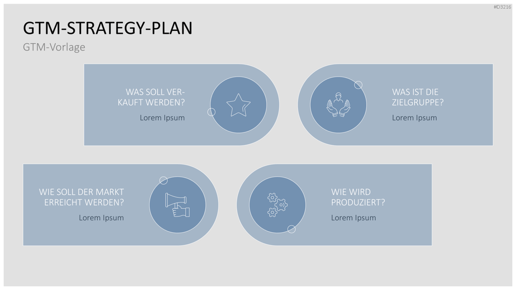Go to Market (GTM) PowerPoint-Vorlage