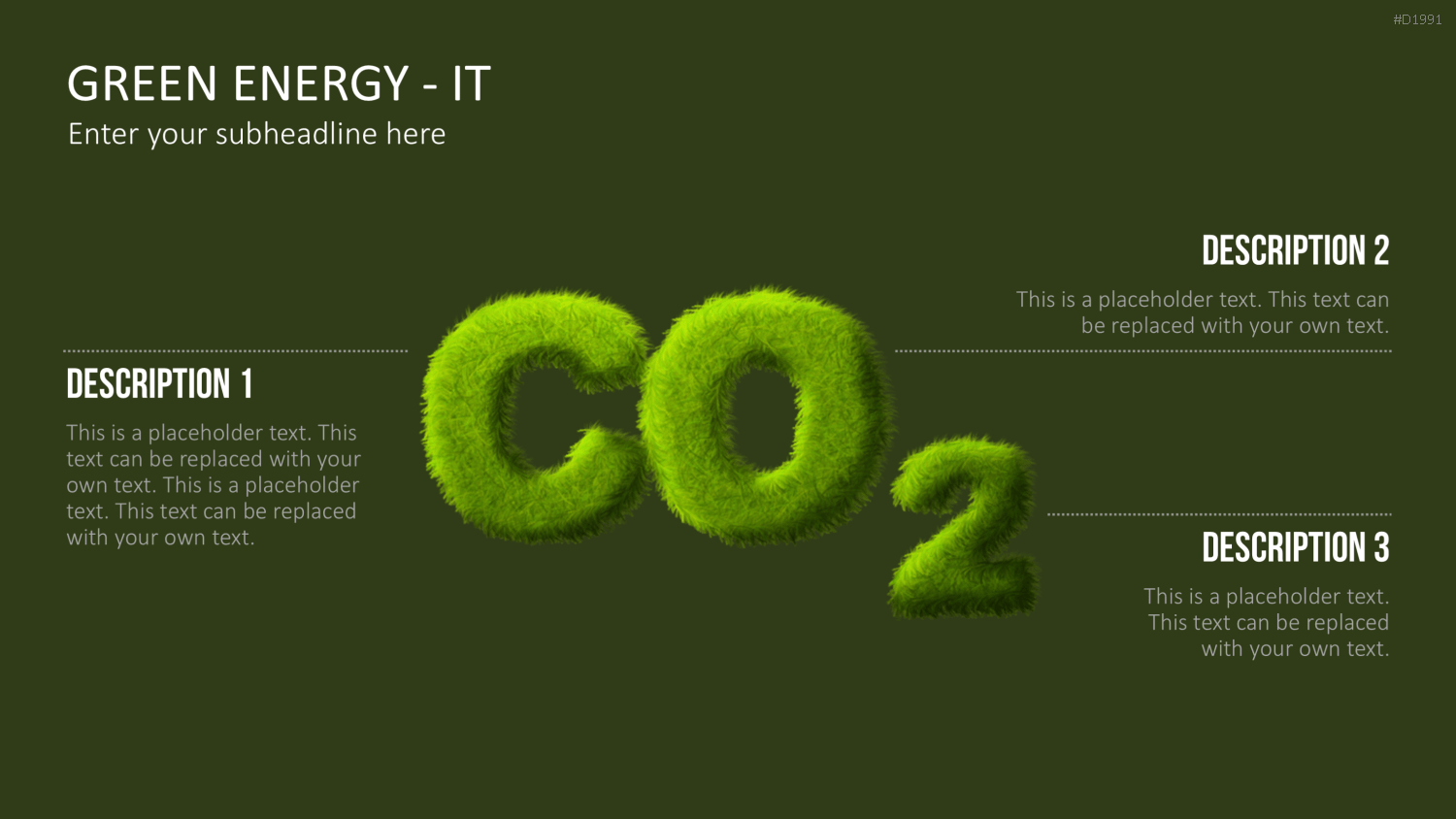 Green Energy - IT Set PowerPoint-Vorlage