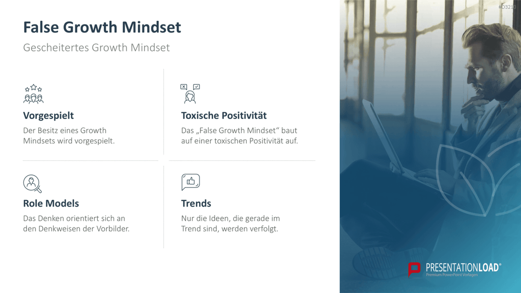 Growth Mindset PowerPoint-Vorlage