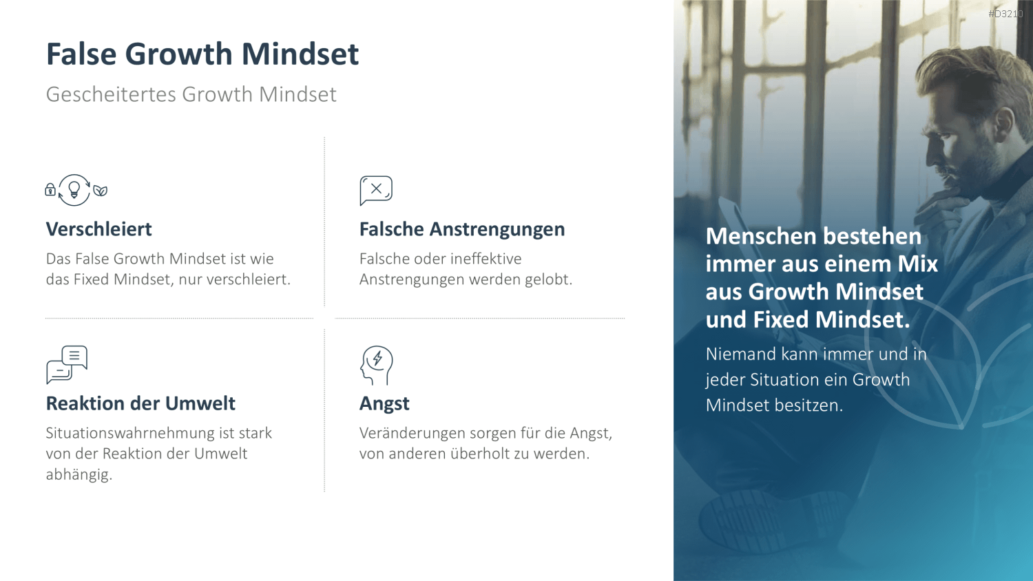 Growth Mindset PowerPoint-Vorlage