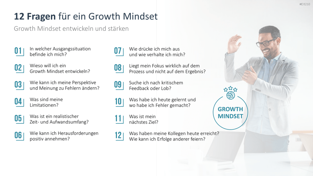 Growth Mindset PowerPoint-Vorlage