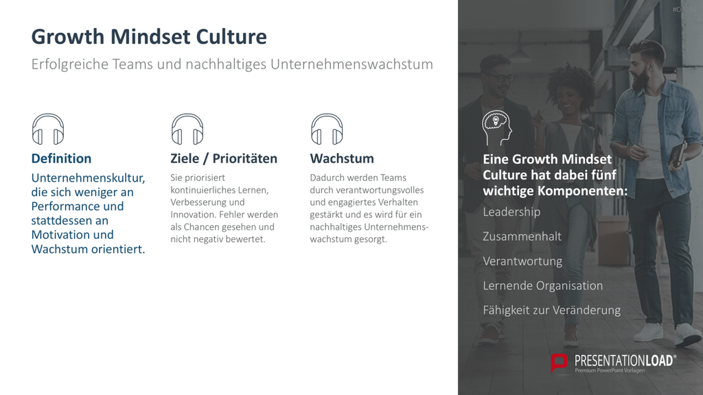 Growth Mindset PowerPoint-Vorlage