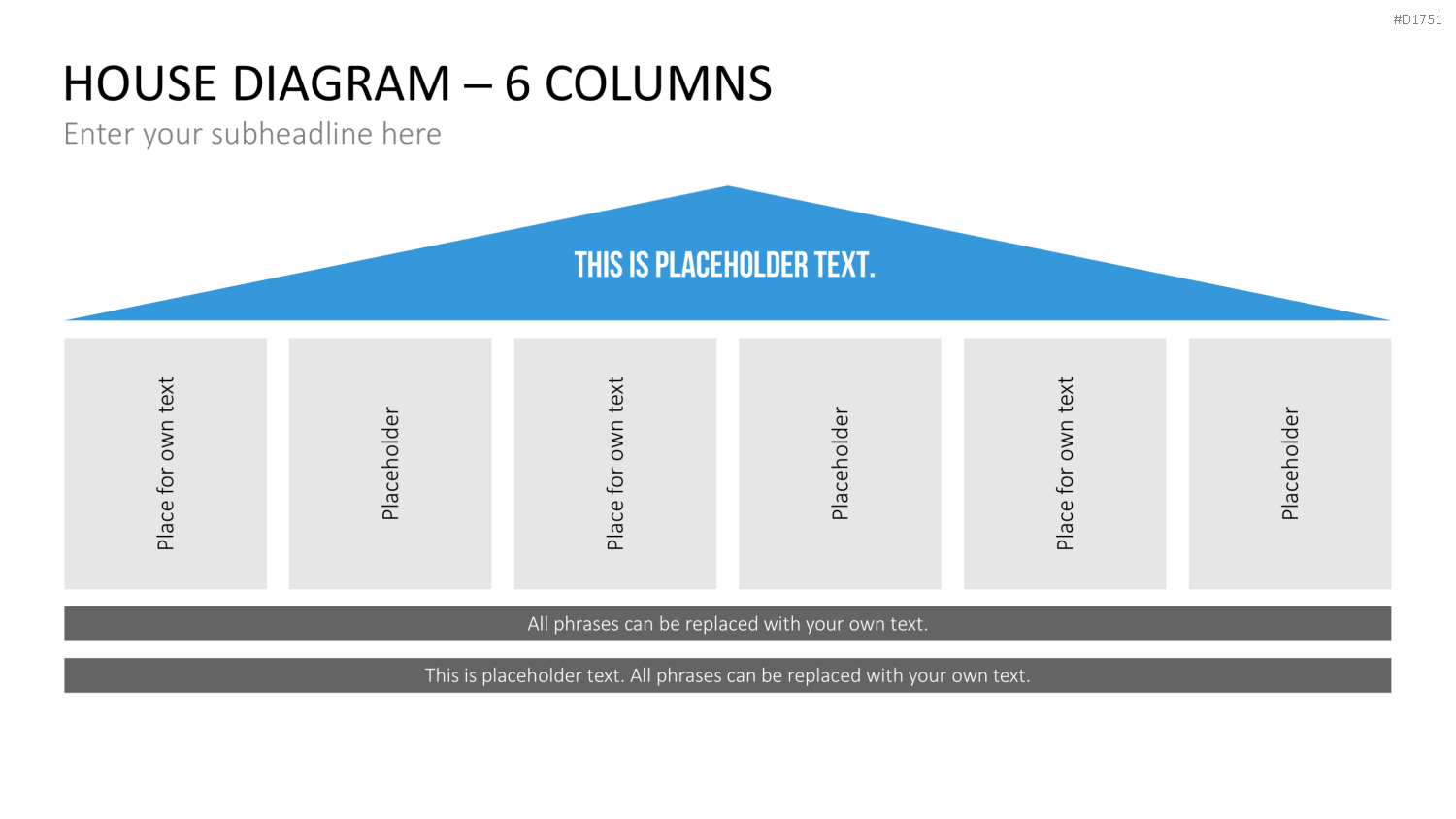 Hausdiagramm PowerPoint Vorlage Business