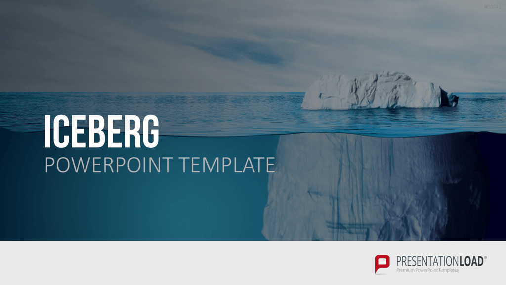Eisberg-Diagramme PowerPoint-Vorlage
