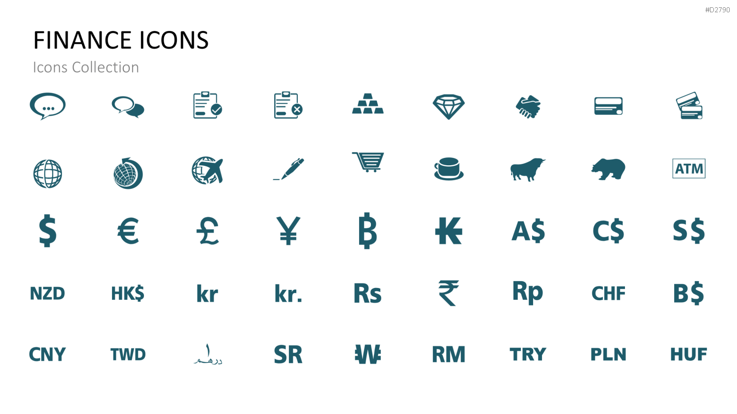 Icons Collection PowerPoint-Vorlage
