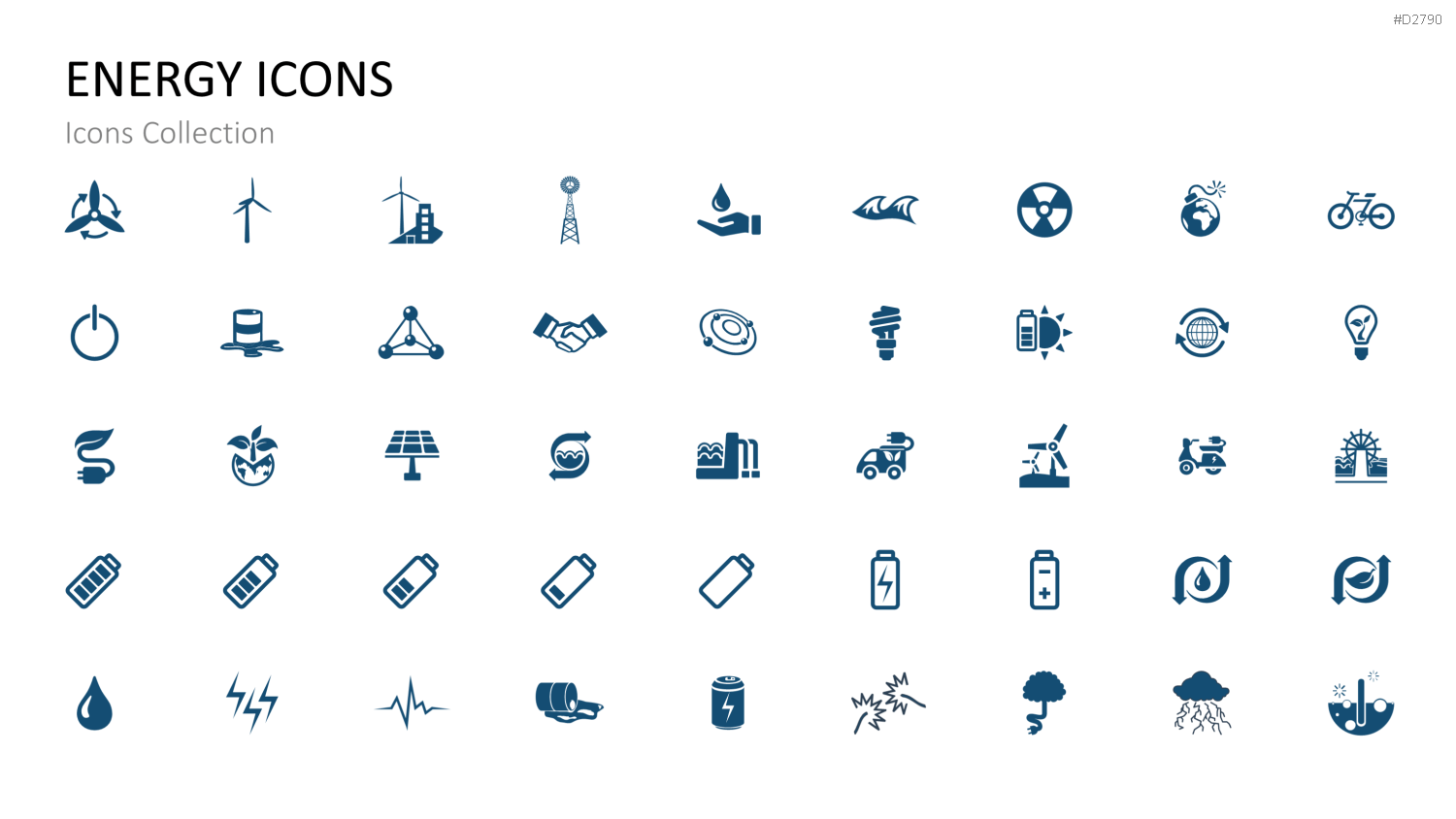 Icons Collection PowerPoint-Vorlage