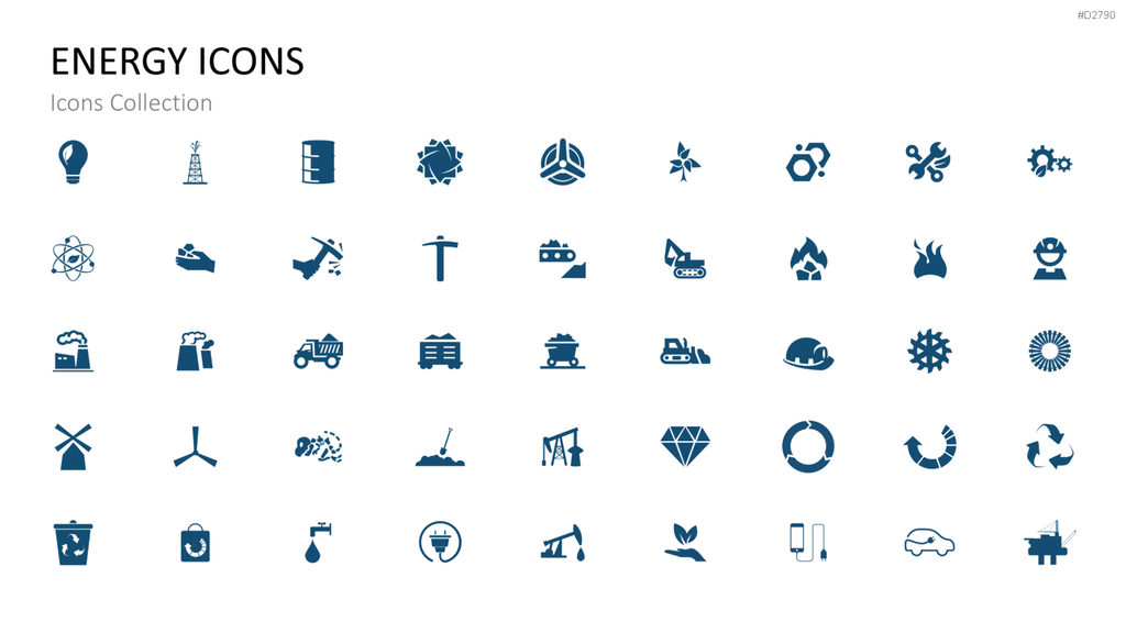 Icons Collection PowerPoint-Vorlage