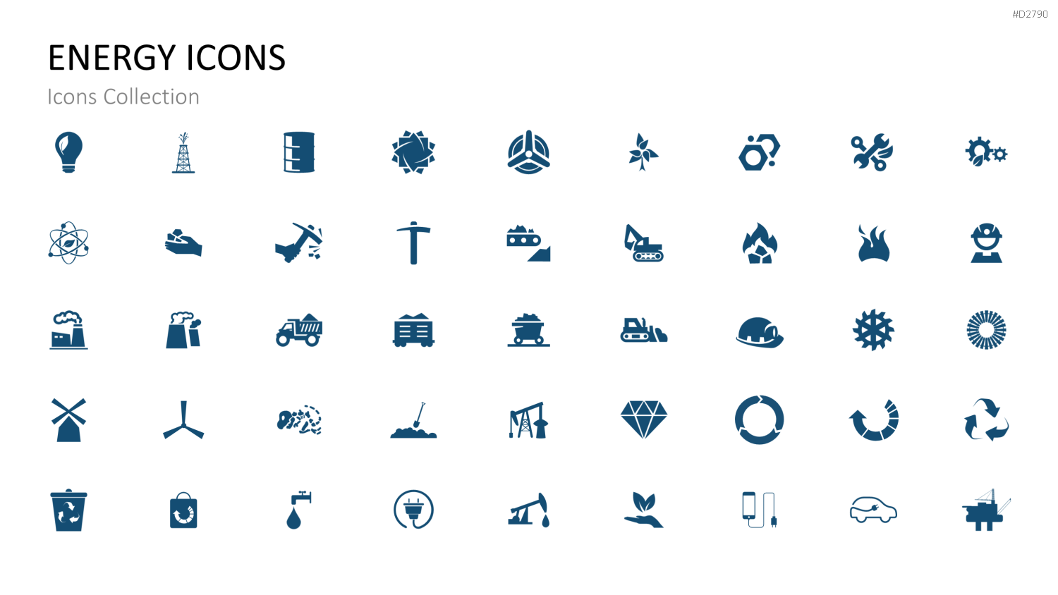 Icons Collection PowerPoint-Vorlage