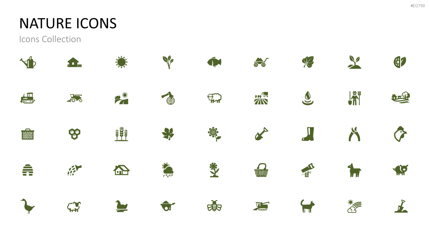 Icons Collection PowerPoint-Vorlage