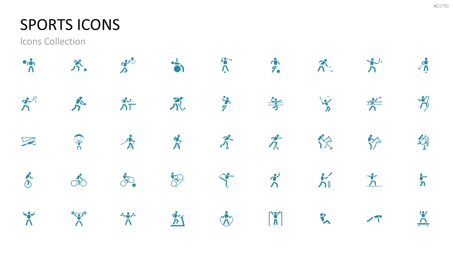 Icons Collection PowerPoint-Vorlage