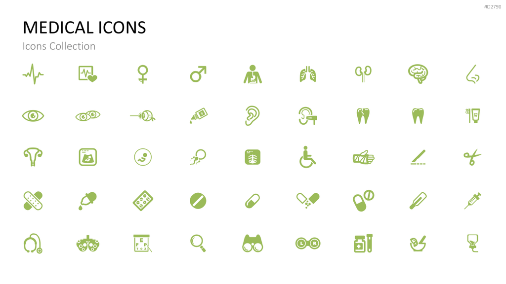 Icons Collection PowerPoint-Vorlage
