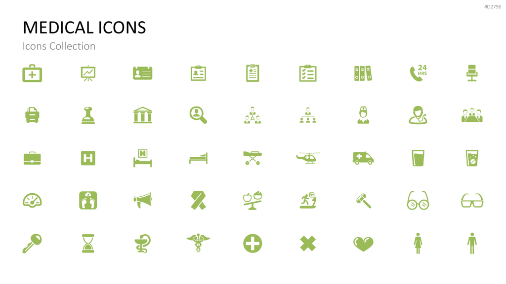 Icons Collection PowerPoint-Vorlage
