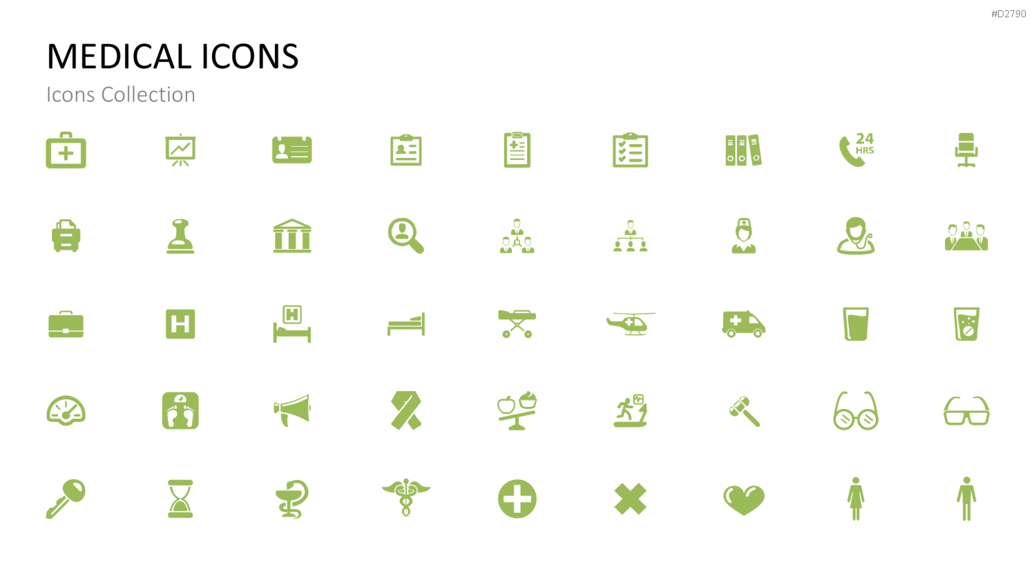 Icons Collection PowerPoint-Vorlage