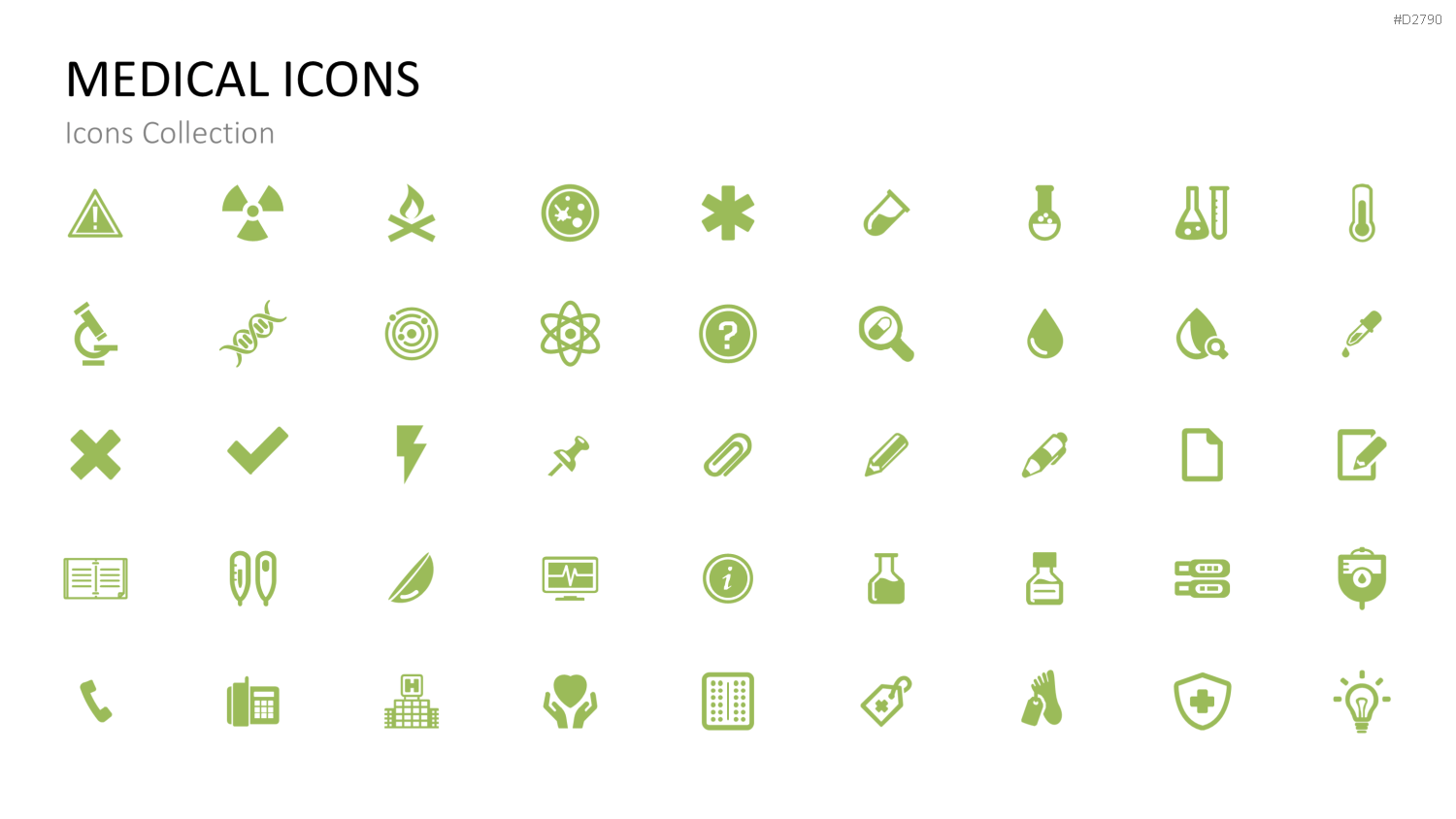 Icons Collection PowerPoint-Vorlage