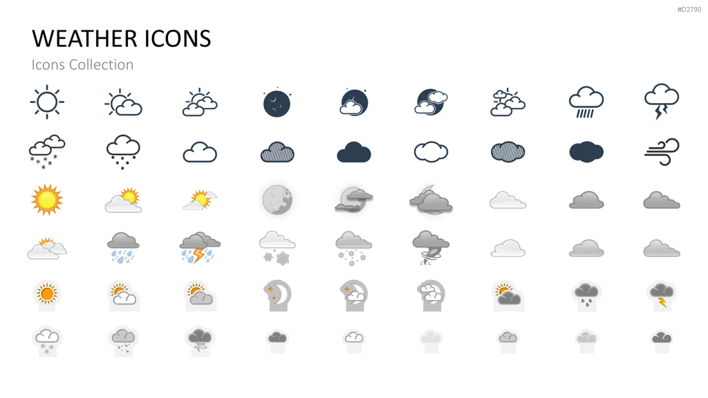 Icons Collection PowerPoint-Vorlage