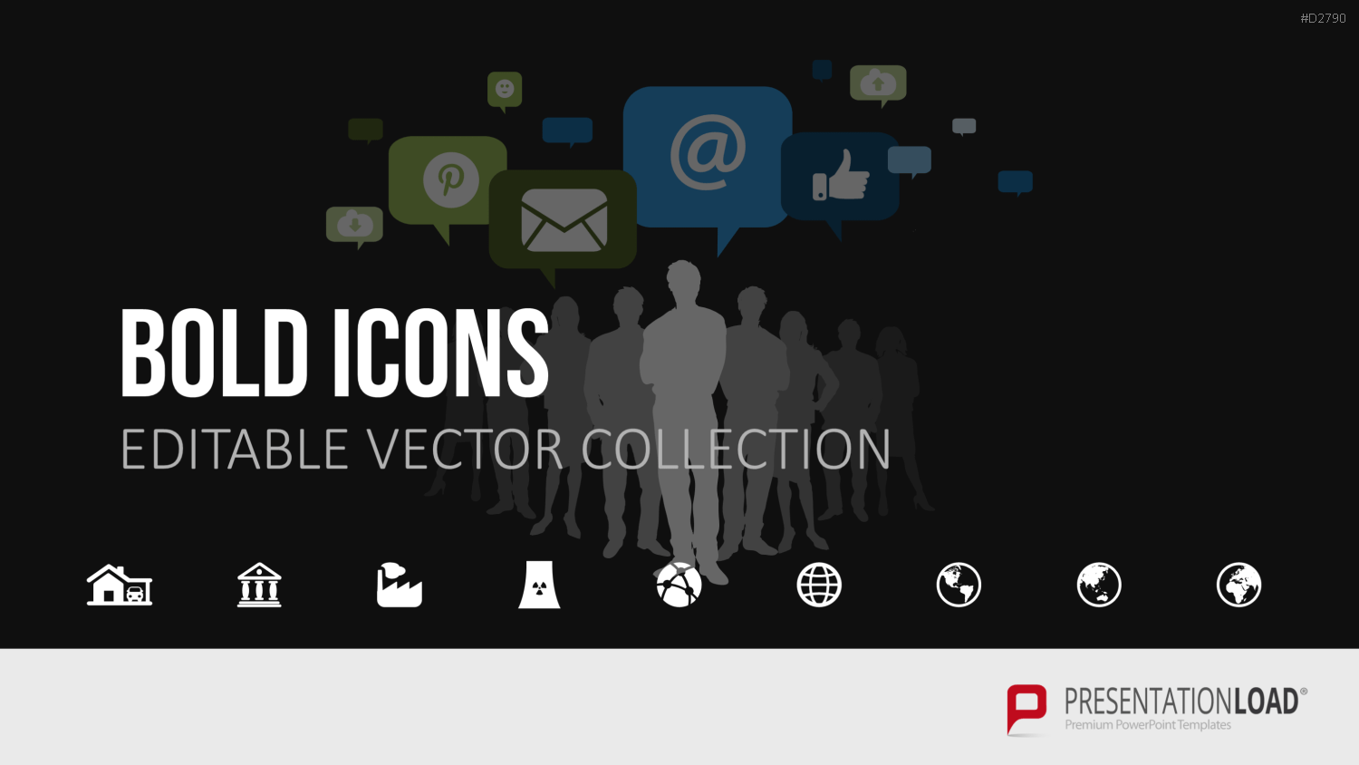 Icons Collection PowerPoint-Vorlage
