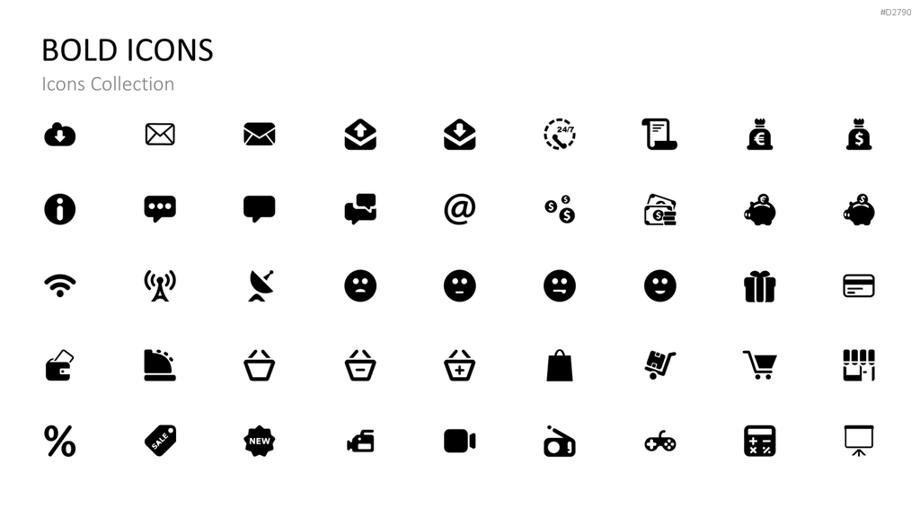 Icons Collection PowerPoint-Vorlage