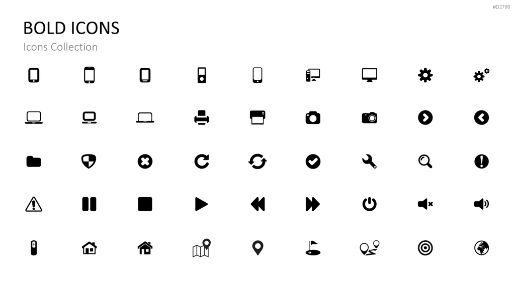 Icons Collection PowerPoint-Vorlage