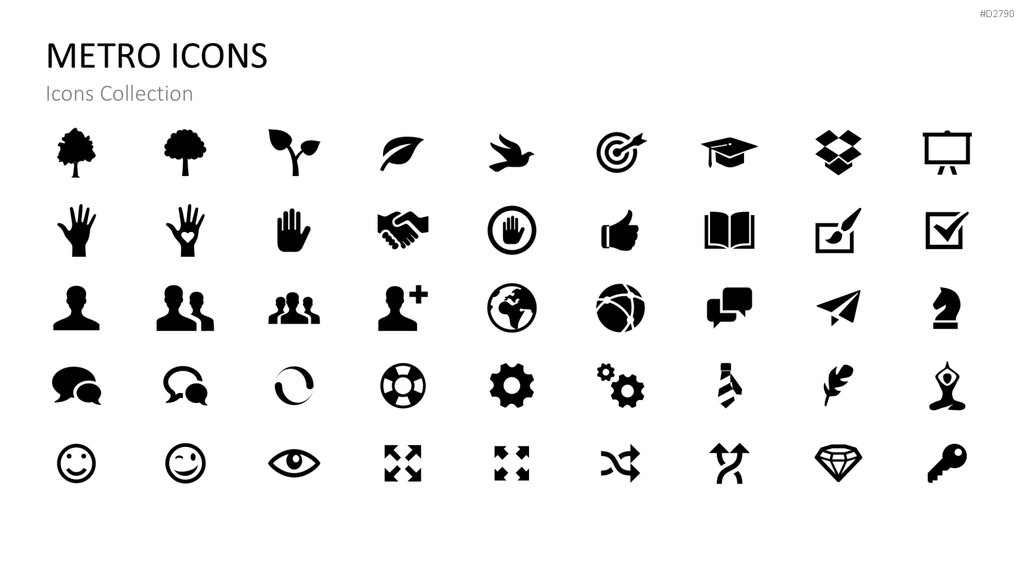 Icons Collection PowerPoint-Vorlage