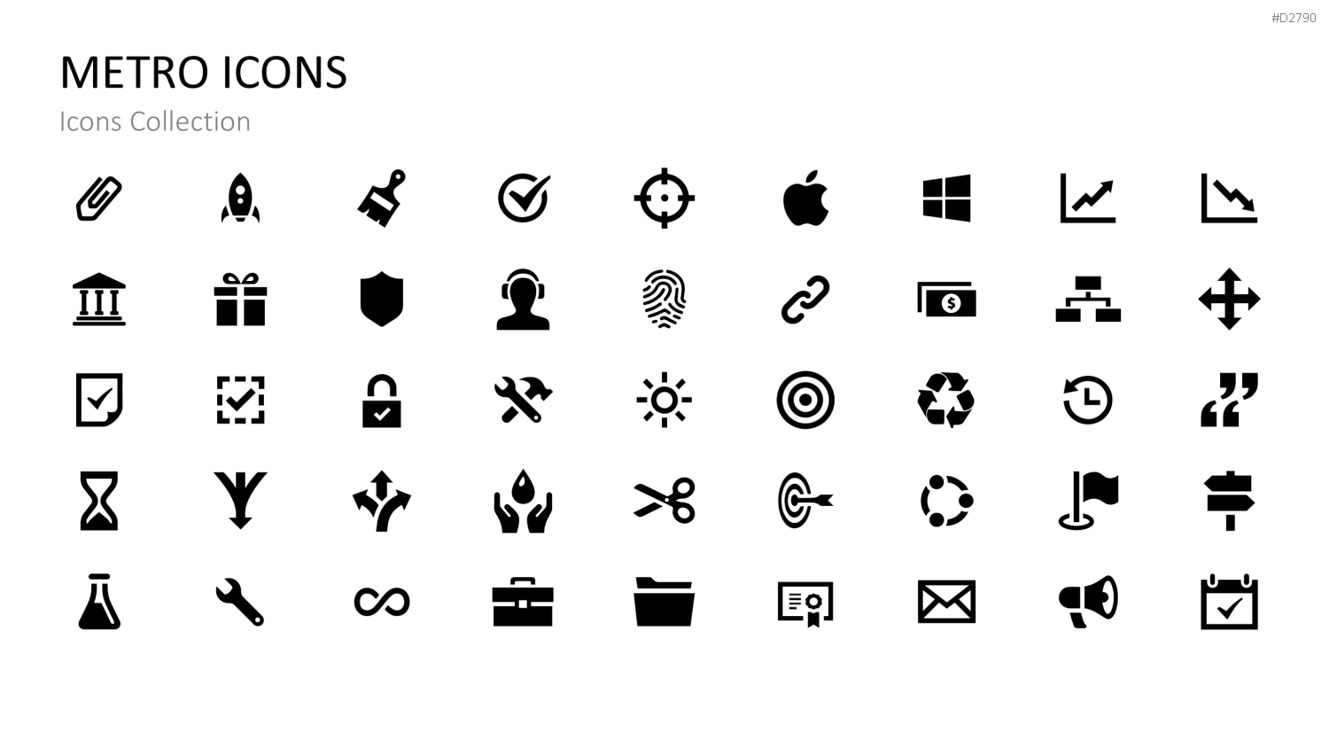 Icons Collection PowerPoint-Vorlage