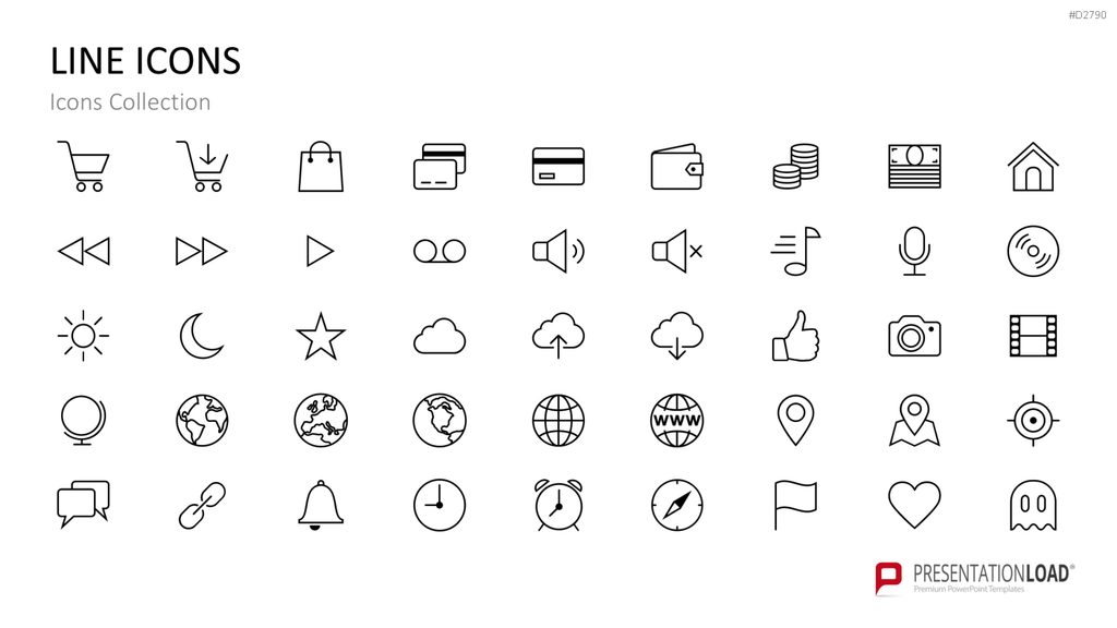 Icons Collection PowerPoint-Vorlage