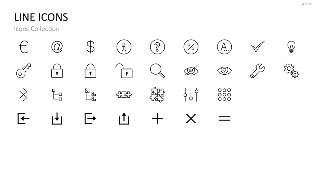 Icons Collection PowerPoint-Vorlage