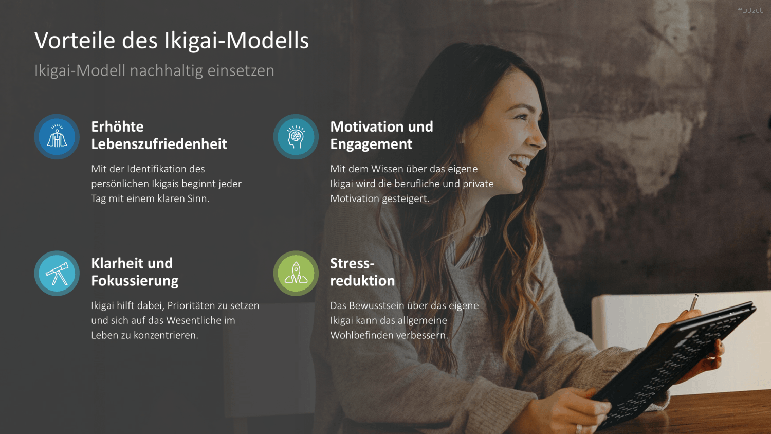 Ikigai-Methode PowerPoint-Vorlage