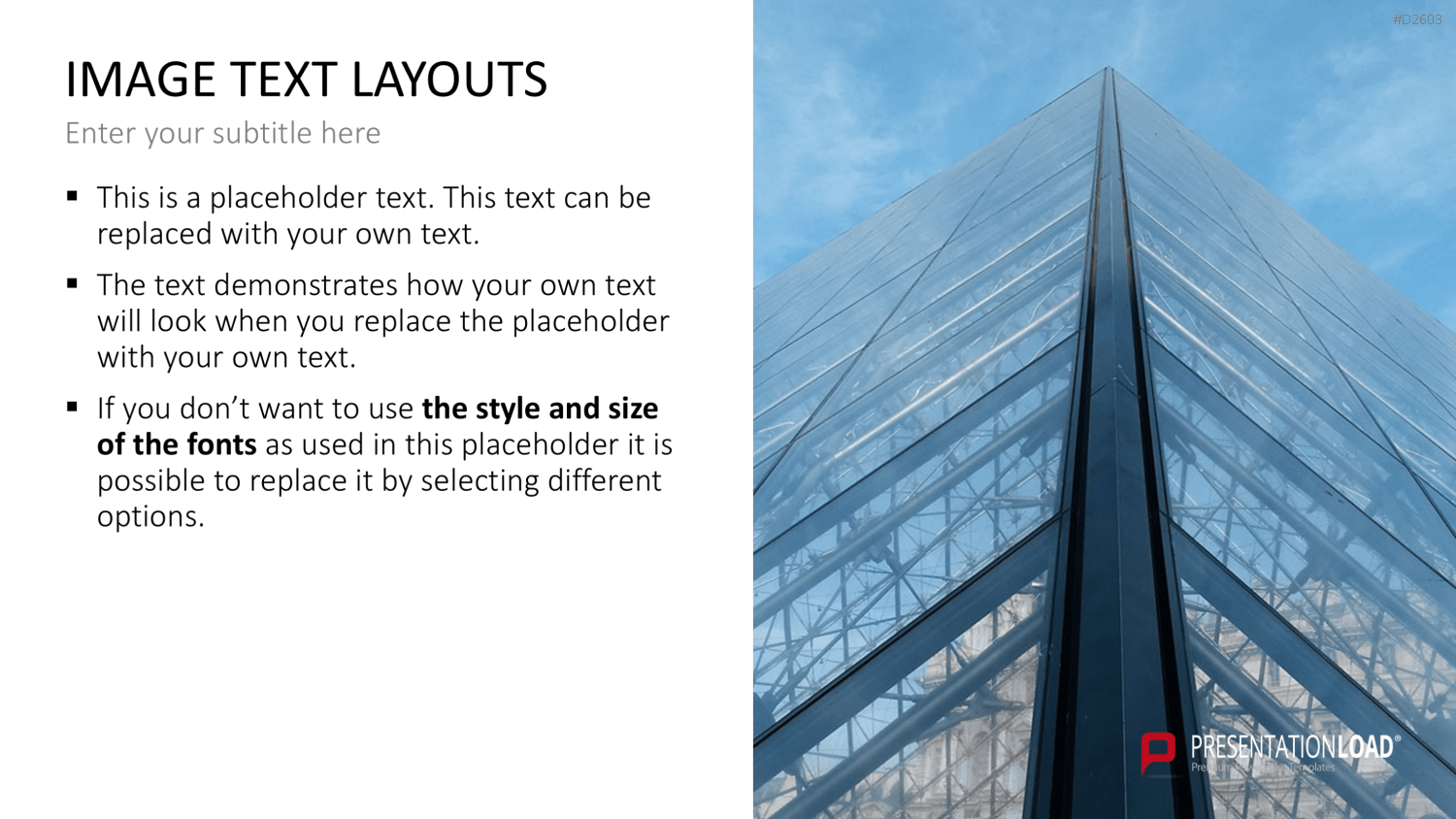 Bilder und Text Layouts PowerPoint-Vorlage