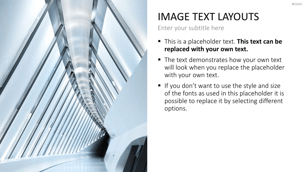 Bilder und Text Layouts PowerPoint-Vorlage