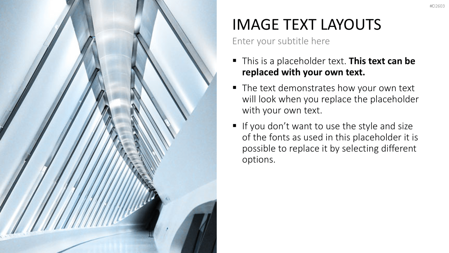 Bilder und Text Layouts PowerPoint-Vorlage