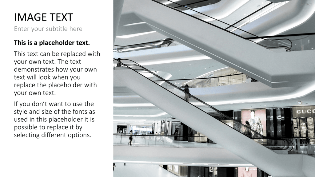 Bilder und Text Layouts PowerPoint-Vorlage