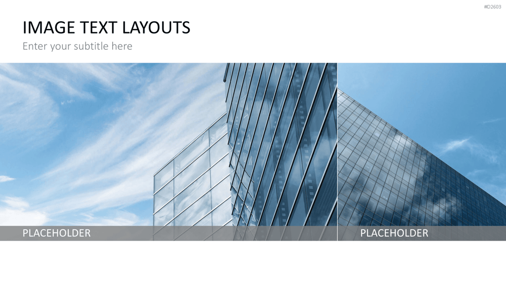 Bilder und Text Layouts PowerPoint-Vorlage