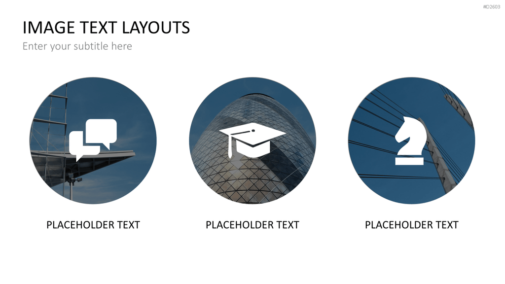 Bilder und Text Layouts PowerPoint-Vorlage