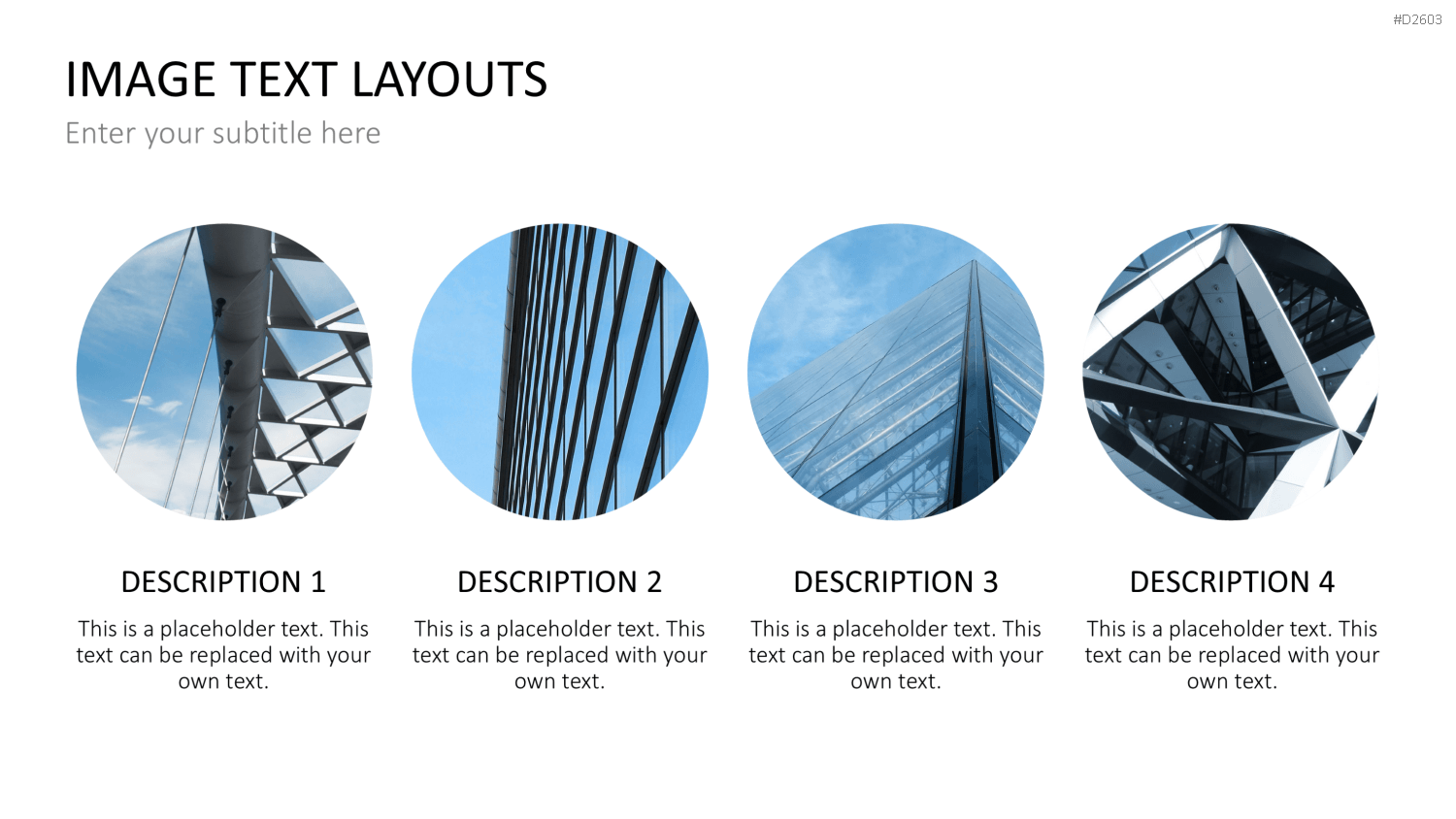 Bilder und Text Layouts PowerPoint-Vorlage